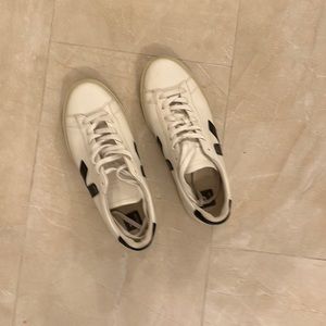 Veja sneakers. Size 10. Black and white. Lightly worn good used condition.